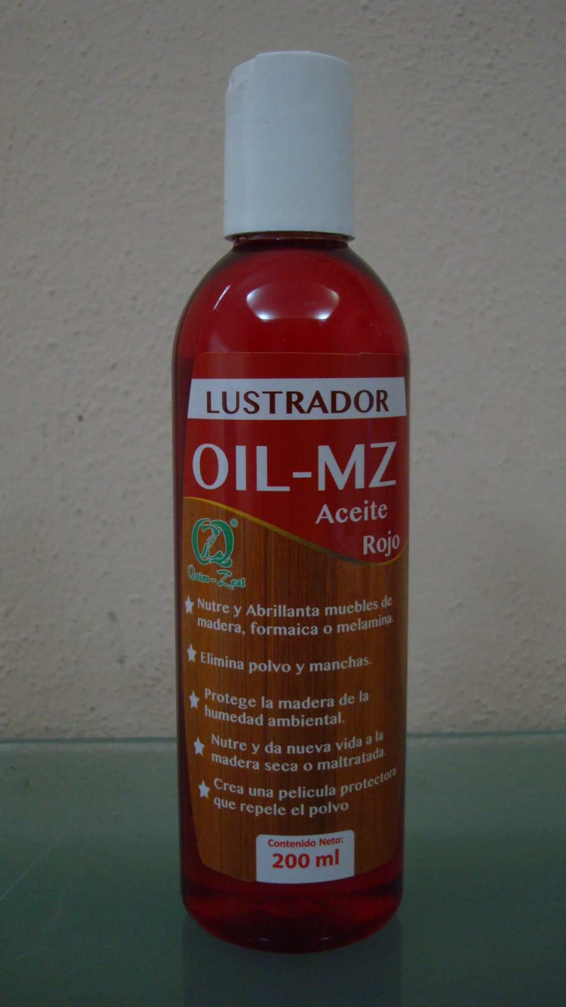 OIL-MZ (Aceite rojo para muebles)